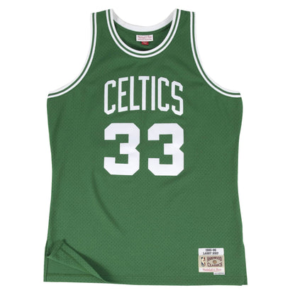 Boston Celtics - Larry Bird 1985 Swingman Road Jersey
