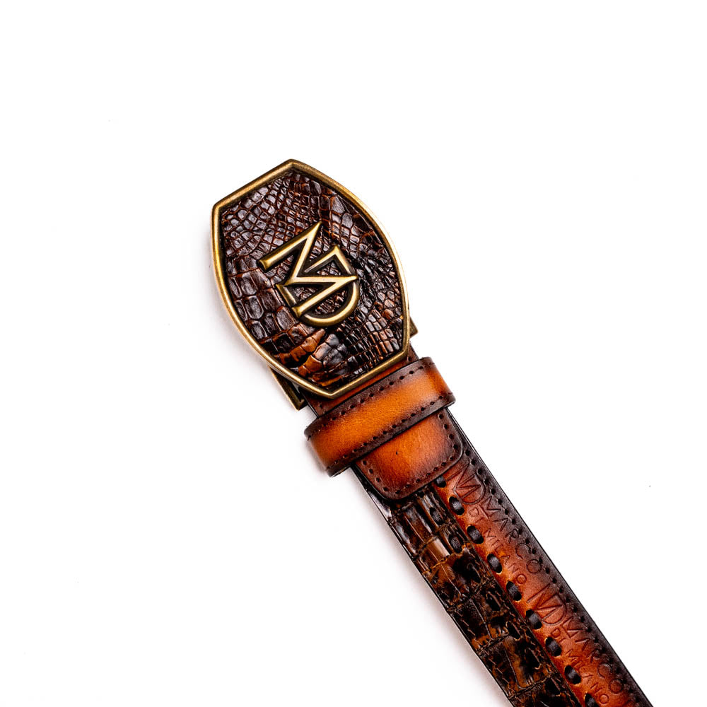 MDM Montana Belt Aged Brown - Mann