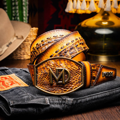 MDM Montana Belt Mustard Brown - Mann