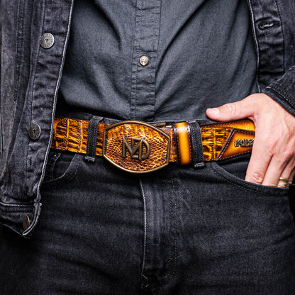 MDM Montana Belt Mustard Brown - Mann