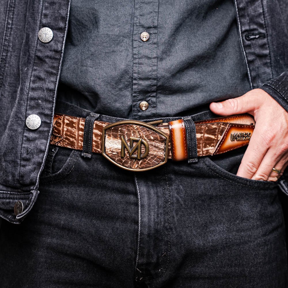 MDM Montana Belt Stone Brown - Mann