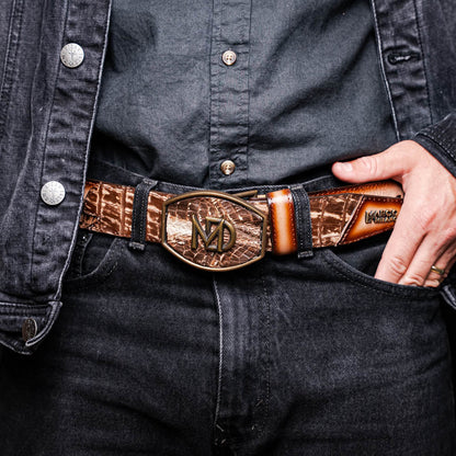 MDM Montana Belt Stone Brown - Mann