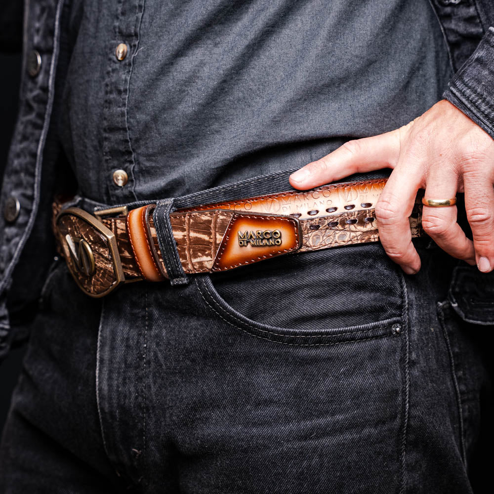 MDM Montana Belt Stone Brown - Mann