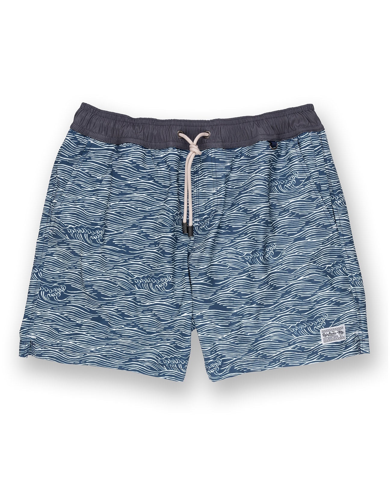 Baja Llama Roll Tides Deep Sea - Stretch Swimsuit