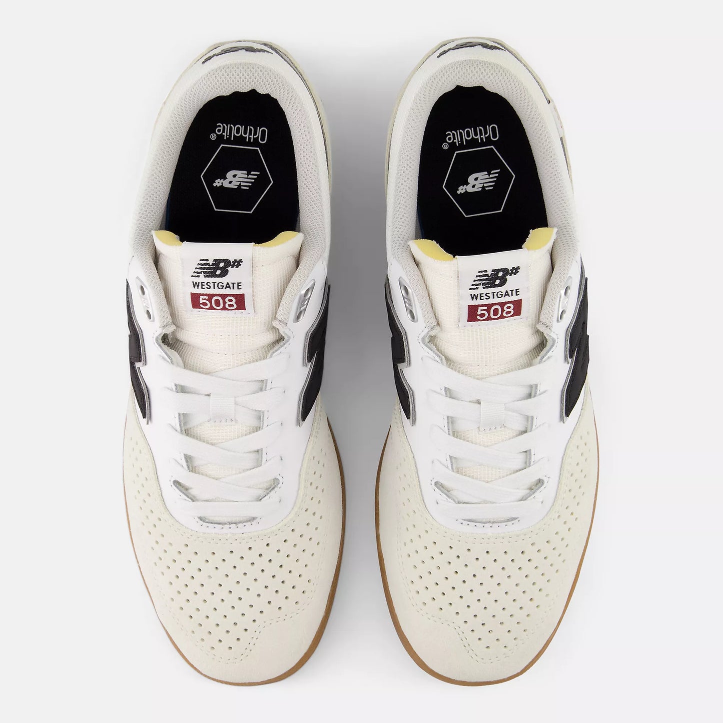Size 8/8.5M Brandon Westgate x New Balance Numeric 508 'Sea Salt/Black'