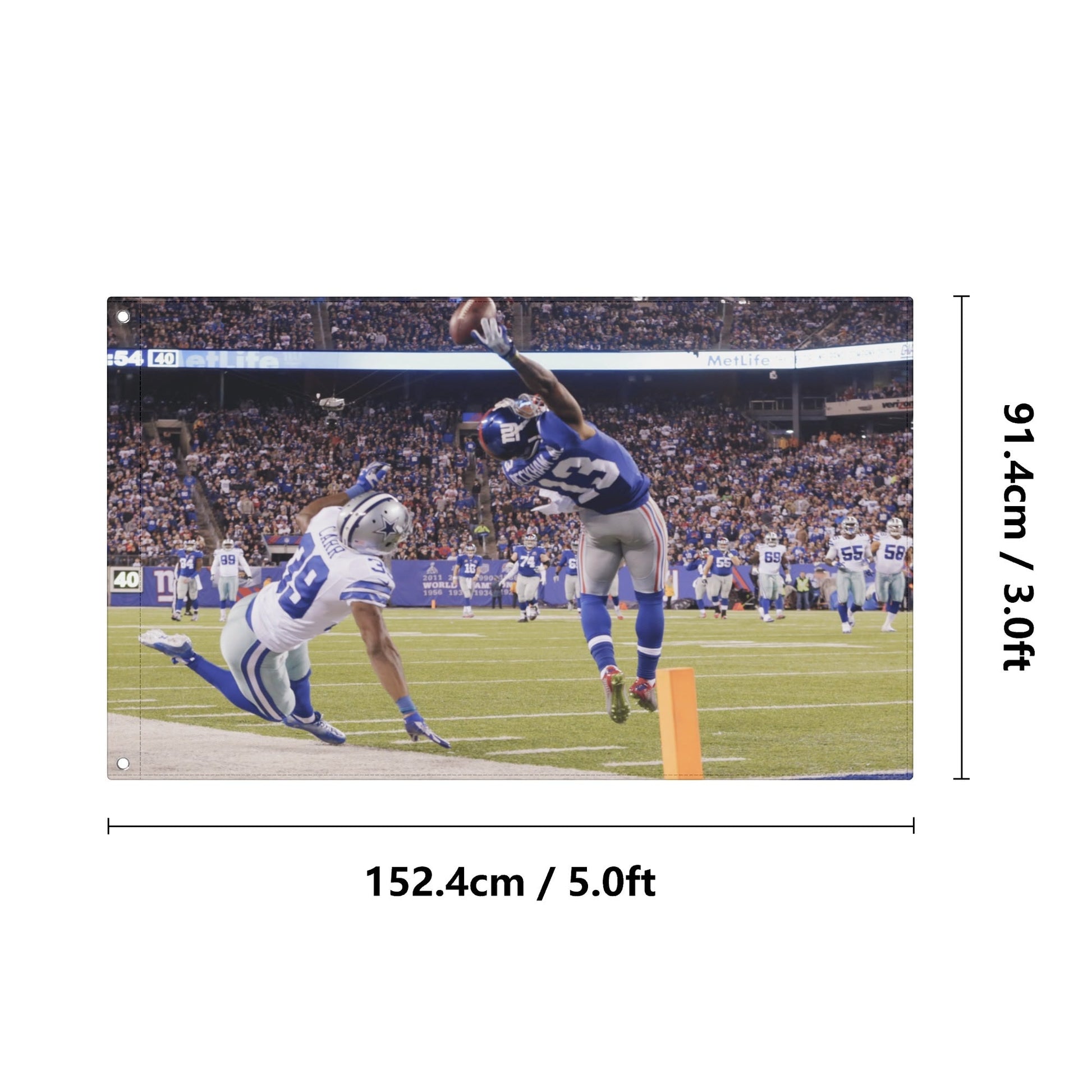 AthleteFlags Odell Beckham Jr. Iconic Catch Flag - Mann