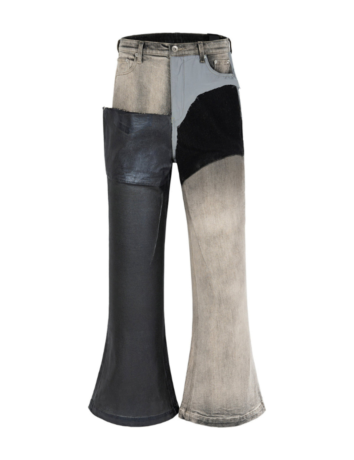 UNDEVELOPED Patchwork Flare Denim