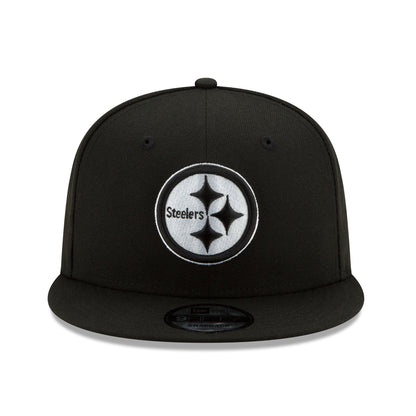 Pittsburgh Steelers - NFL Basic BW 9Fifty Snapback Black Hat, New Era - Mann