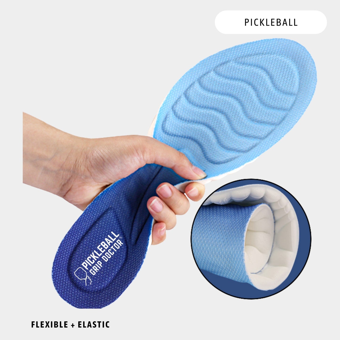 Pickleball Grip Doctor PickleSole High Performance Insoles - Mann