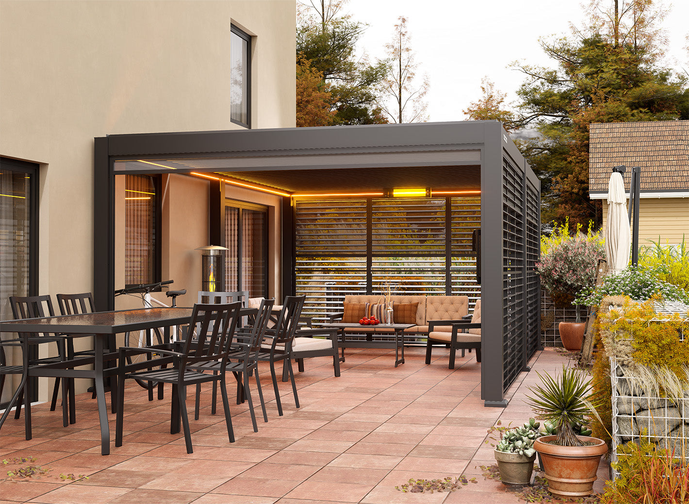 FlexPatio Privacy Shutter Walls