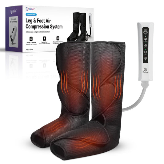 iReliev Relaxable Leg & Foot Air Compression System
