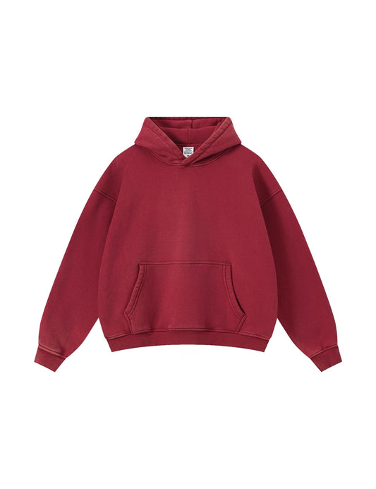 UNDEVELOPED Red Vintage Hoodie