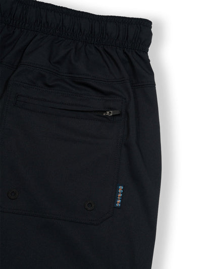 Baja Llama Relaxplorations - Black Athleisure Shorts