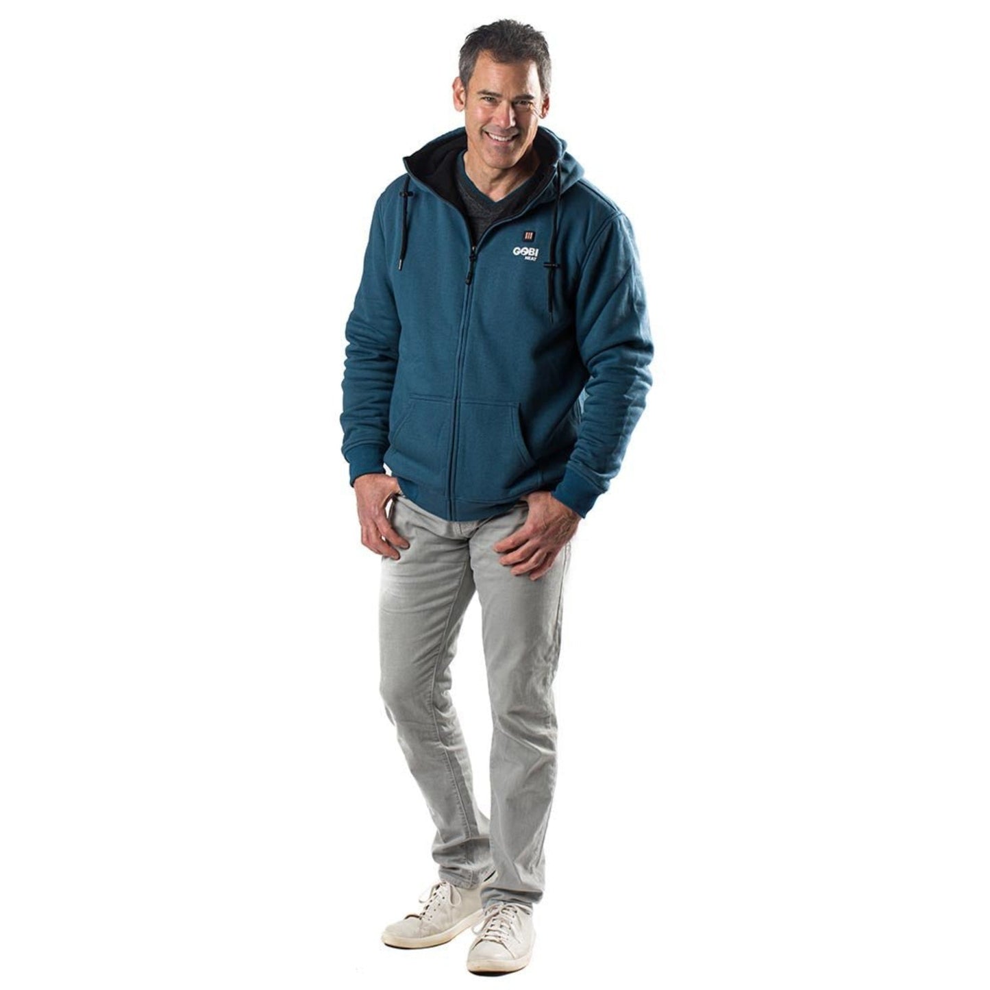 Ridge Mens Heated Hoodie - Gobi Heat