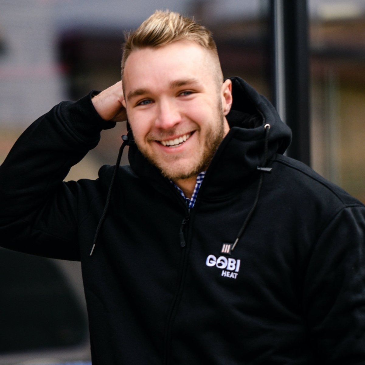 Ridge Mens Heated Hoodie - Gobi Heat