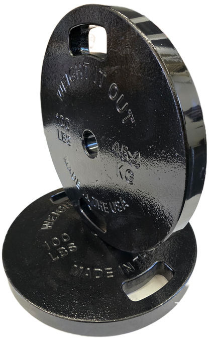 Weight It Out - Cast Iron Machined Weight Plate Pairs