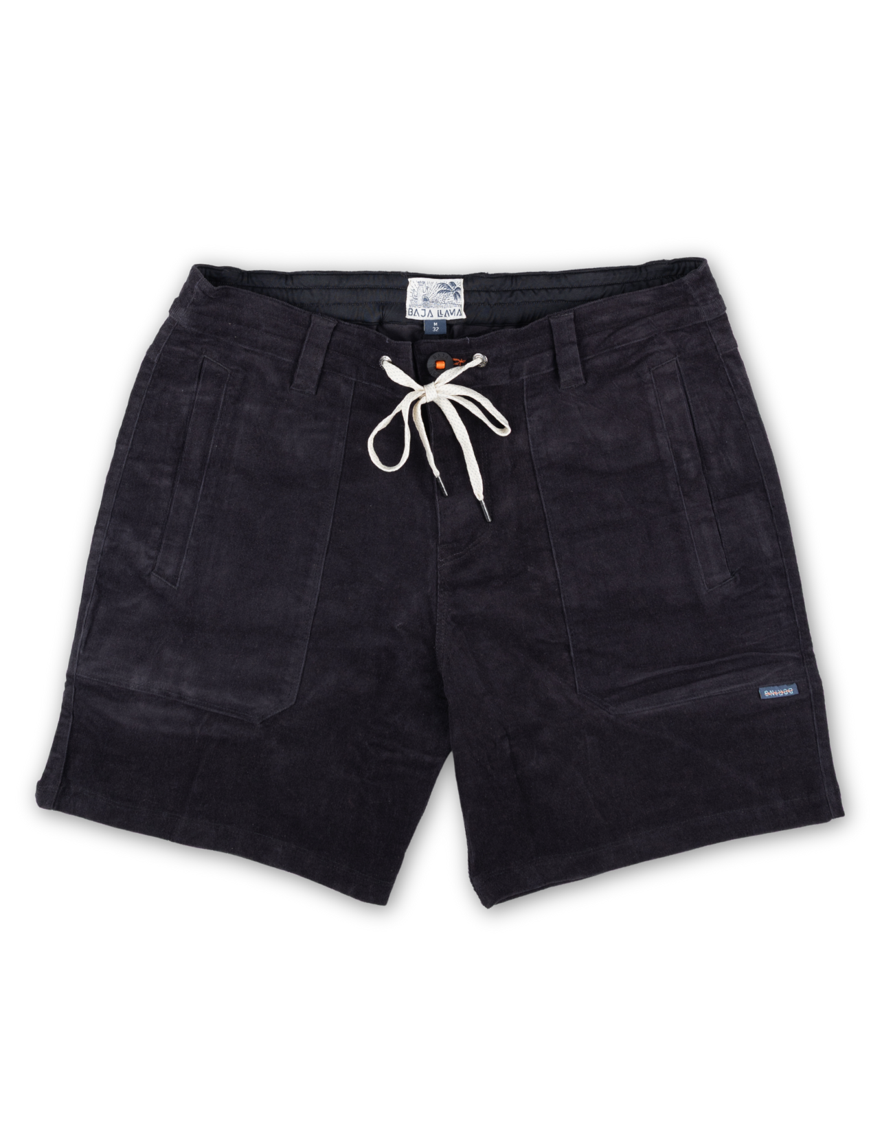 Baja Llama Arroyo 7" Inseam Stretch Corduroy Walkshorts - Charcoal