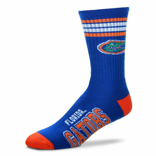 Florida Gators - 4 Stripe Deuce Crew Socks - Mann