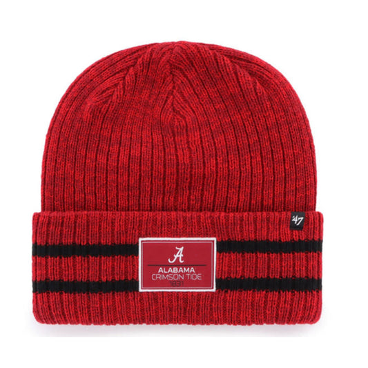 Alabama Crimson Tide - Razor Red Sitka Cuff Knit, 47 Brand - Mann