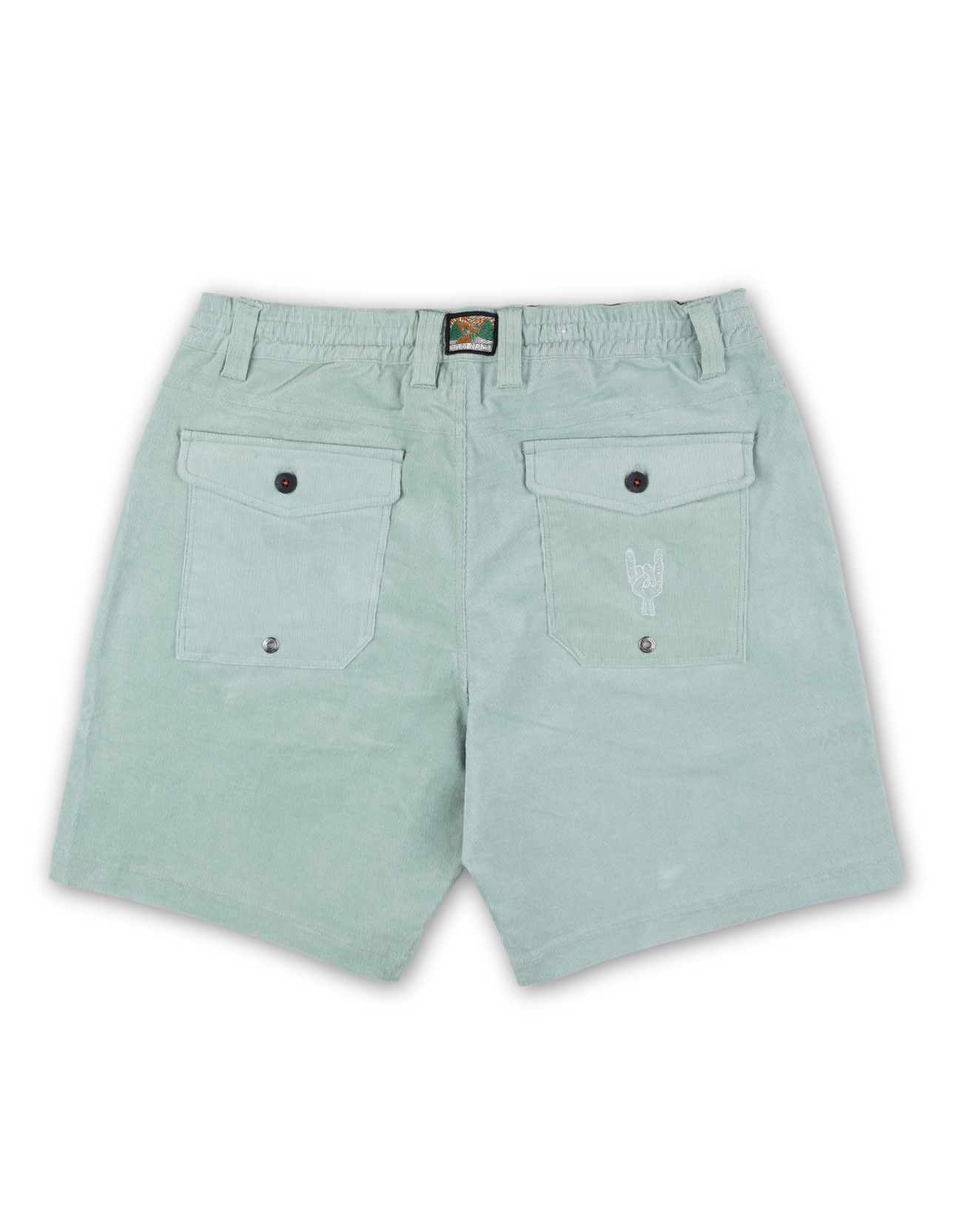 Baja Llama Arroyo 7" Inseam Stretch Corduroy Walkshorts - Mint Green