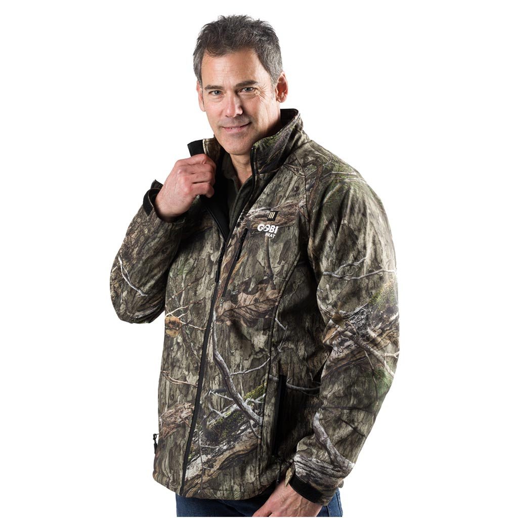 Sahara Heated Hunting Jacket - Mossy Oak® Camo - Gobi Heat