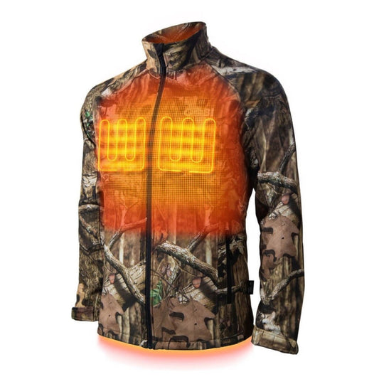 Sahara Heated Hunting Jacket - Mossy Oak® Camo - Gobi Heat
