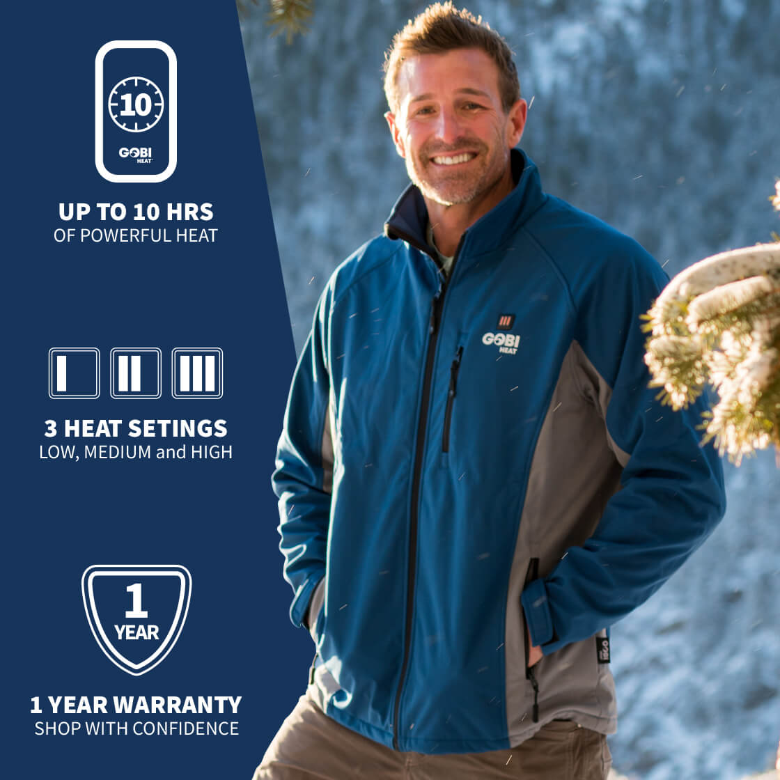 Sahara Mens Heated Jacket - Gobi Heat