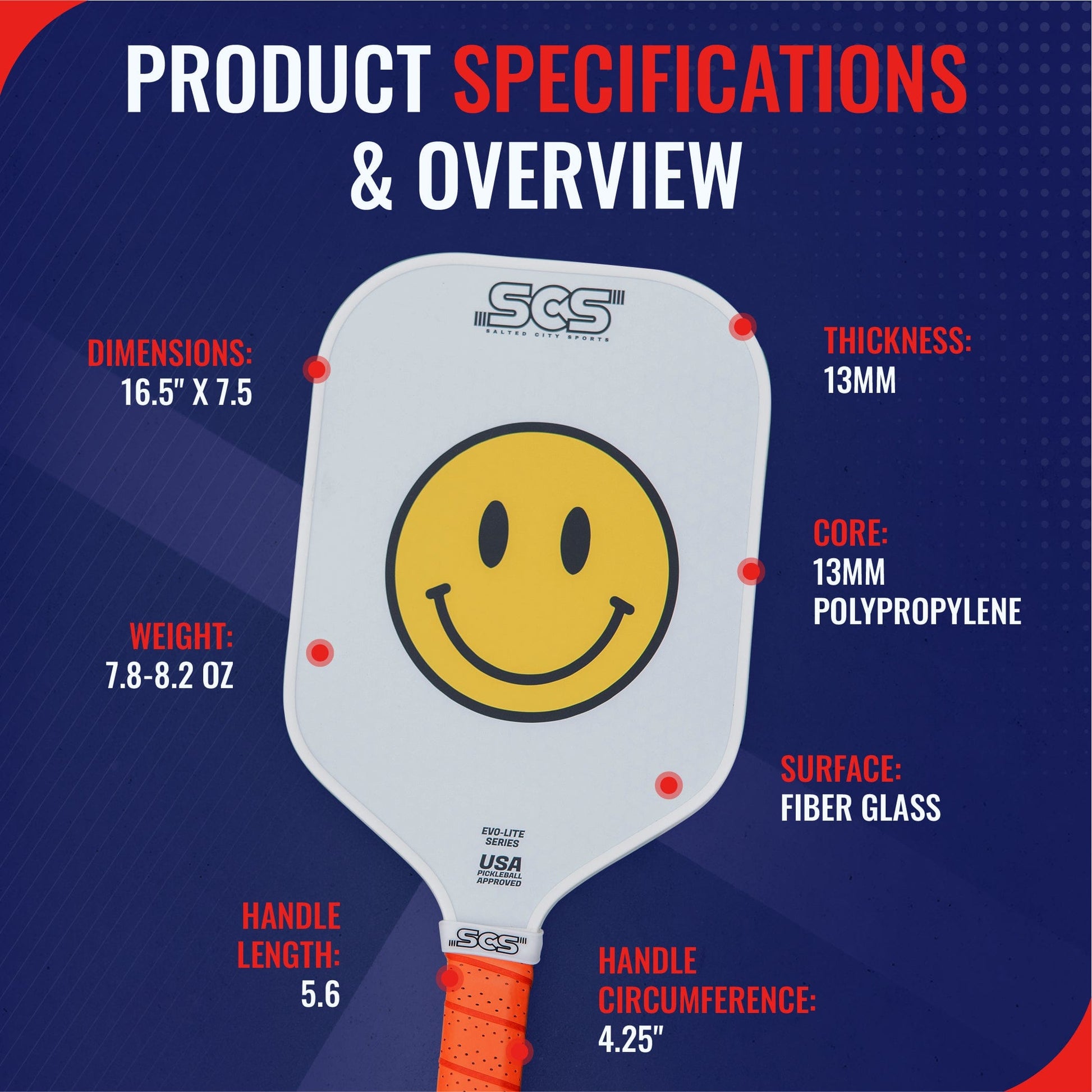 SCS The Happy Paddle | Evo-Lite Series - Mann