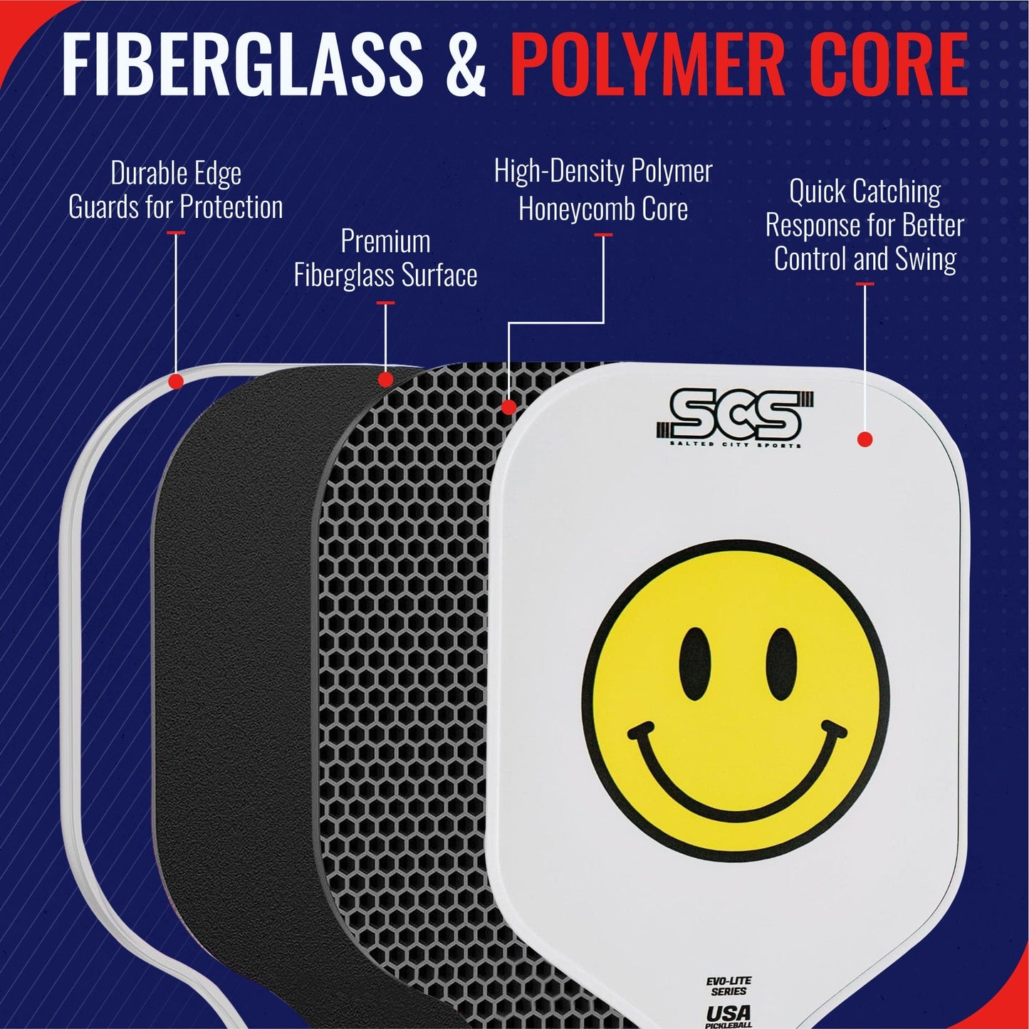 SCS The Happy Paddle | Evo-Lite Series - Mann