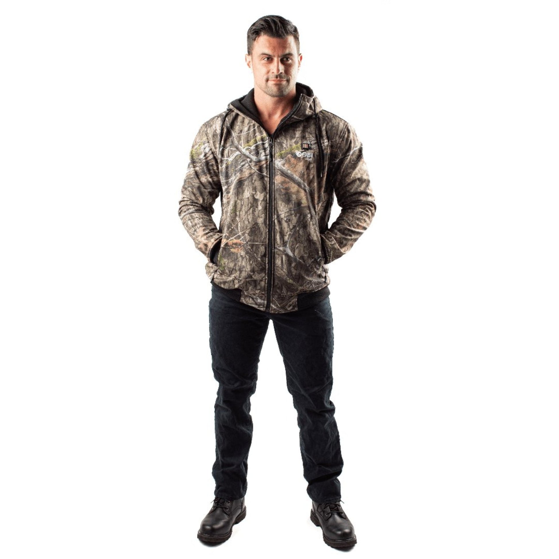 Shadow Heated Hunting Hoodie - Mossy Oak® Camo - Gobi Heat