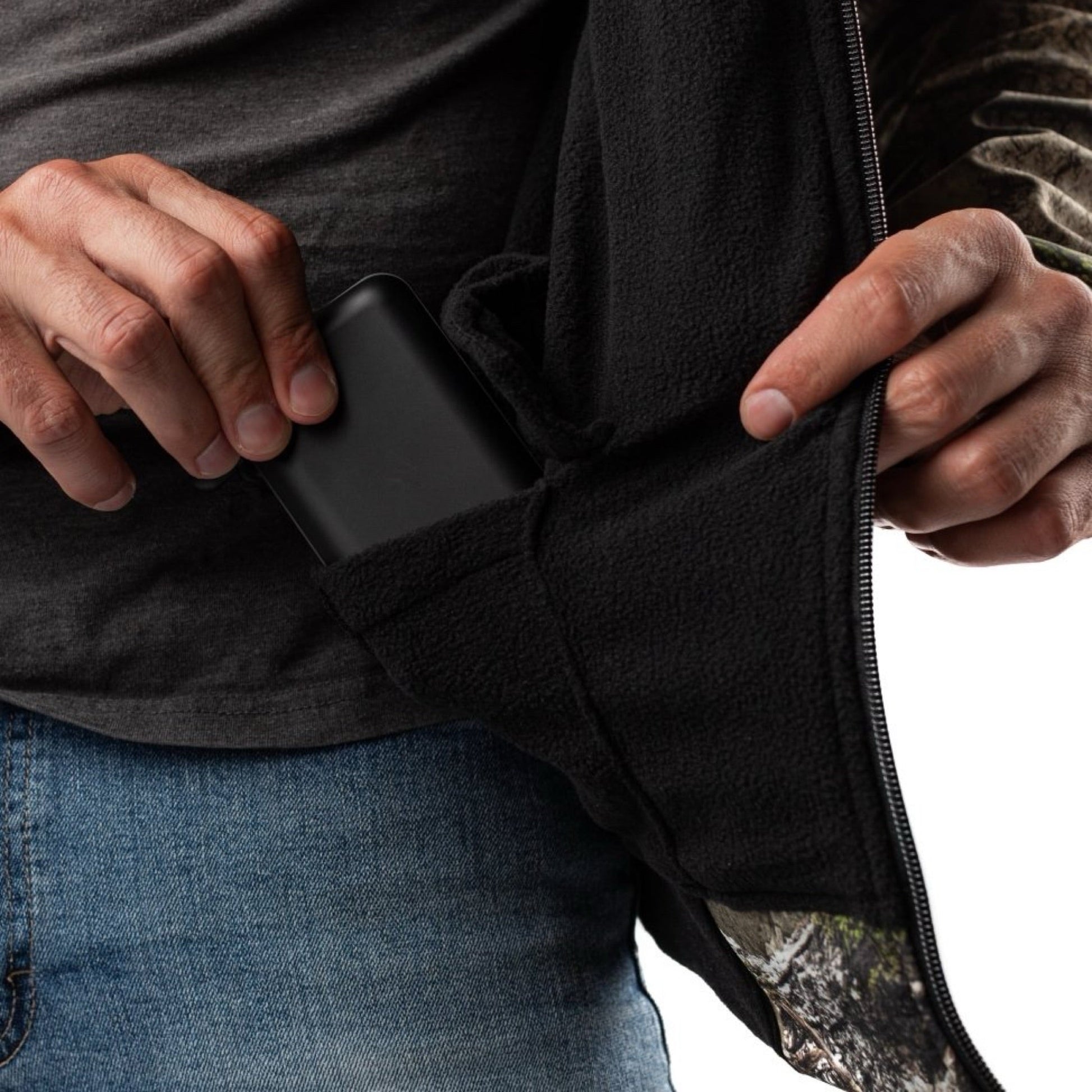 Shadow Heated Hunting Hoodie - Mossy Oak® Camo - Gobi Heat