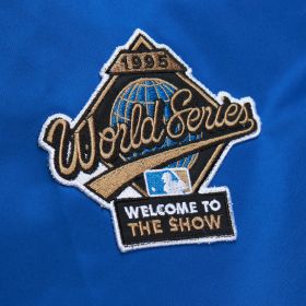 Atlanta Braves - MLB Vintage Logo Lightweight Satin Bomber Jacket - Mann