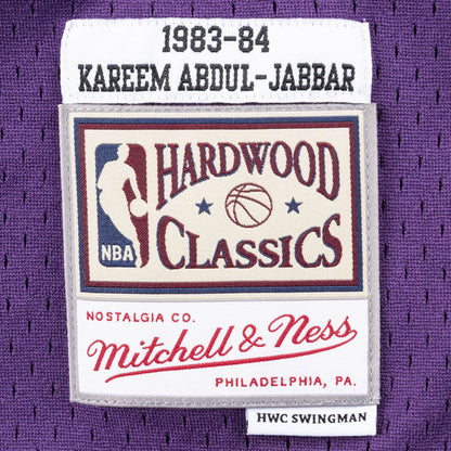 Los Angeles Lakers - Kareem Abdul-Jabbar 1983 Away Swingman Jersey