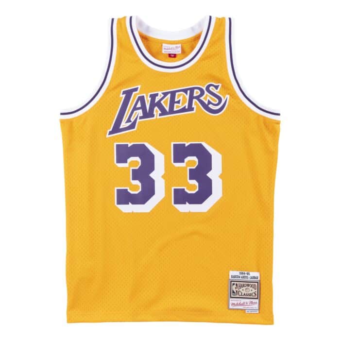 Los Angeles Lakers - NBA Kareem Abdul-Jabbar '84 Swingman Jersey - Mann