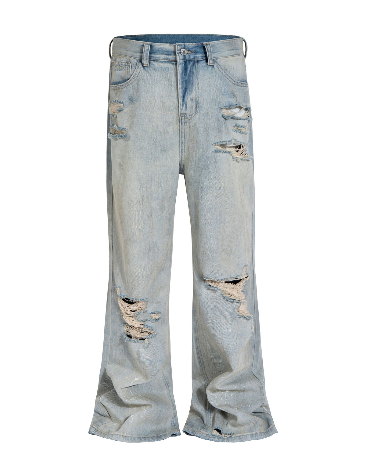 UNDEVELOPED Stone Destruction Flare Denim