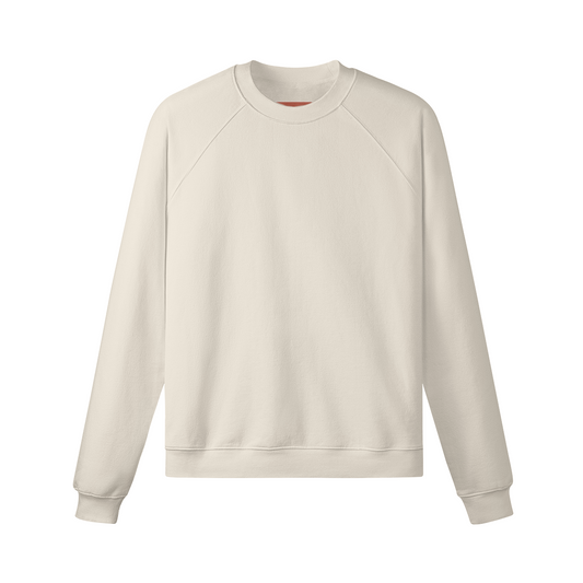 Luetti 1980 Raglan Fleece Lined Oversized Sweatshirt [Rice Apricot] - Mann