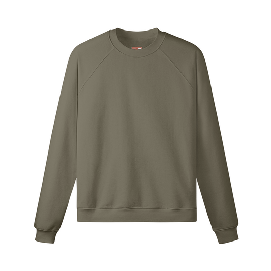 Luetti 1980 Raglan Fleece Lined Oversized Sweatshirt [Camel] - Mann