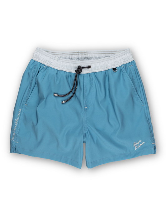 Baja Llama Solid Sky Seeker - Stretch Swimsuit