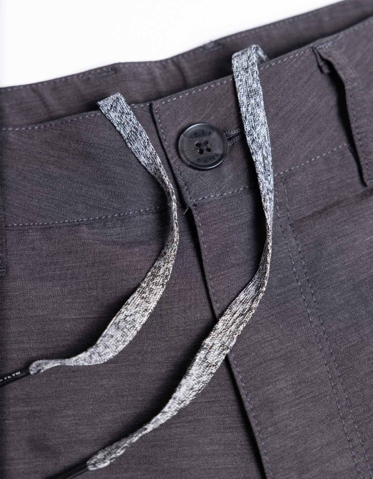 Baja Llama's Sunday Sports Black Ash Hybrid Athletic Shorts