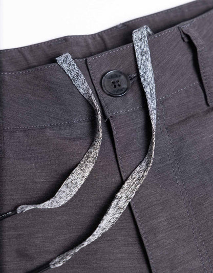 Baja Llama's Sunday Sports Black Ash Hybrid Athletic Shorts