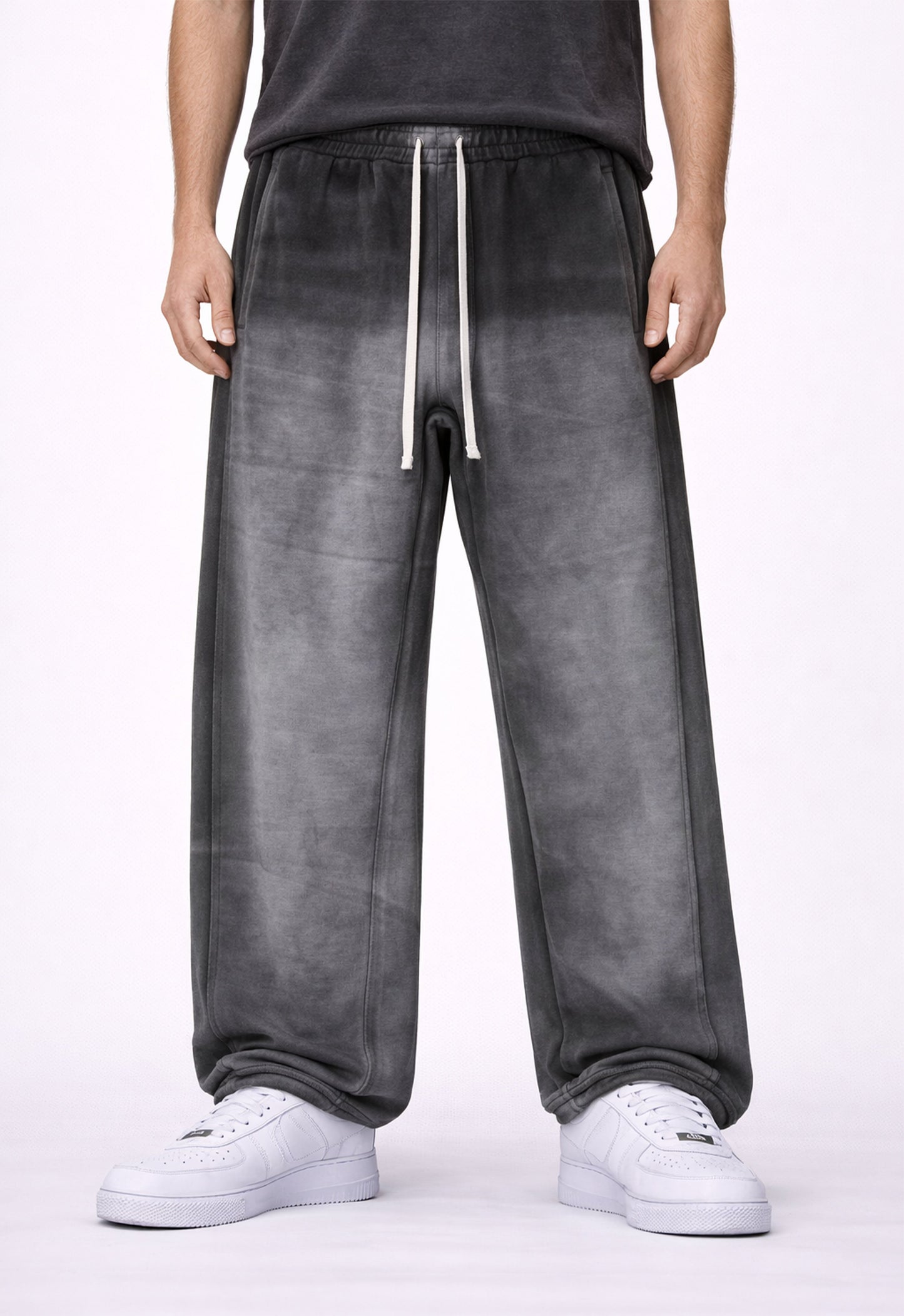 UNDEVELOPED Charcoal Dipped Sweatpants