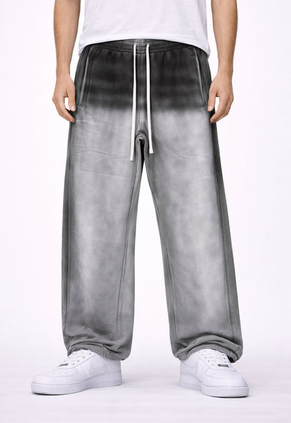 UNDEVELOPED Noir Dipped Sweatpants