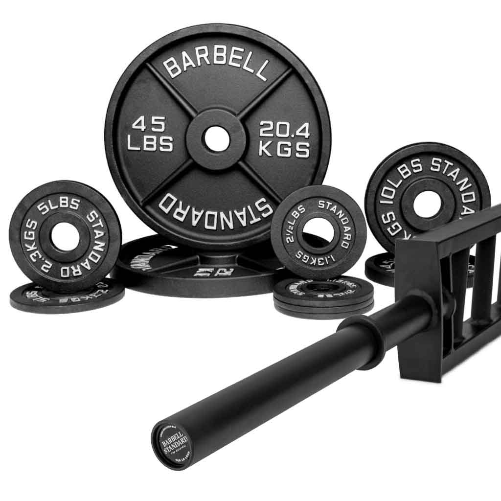 Barbell Standard - Specialty Bar & Weight Set Bundle Builder - Mann