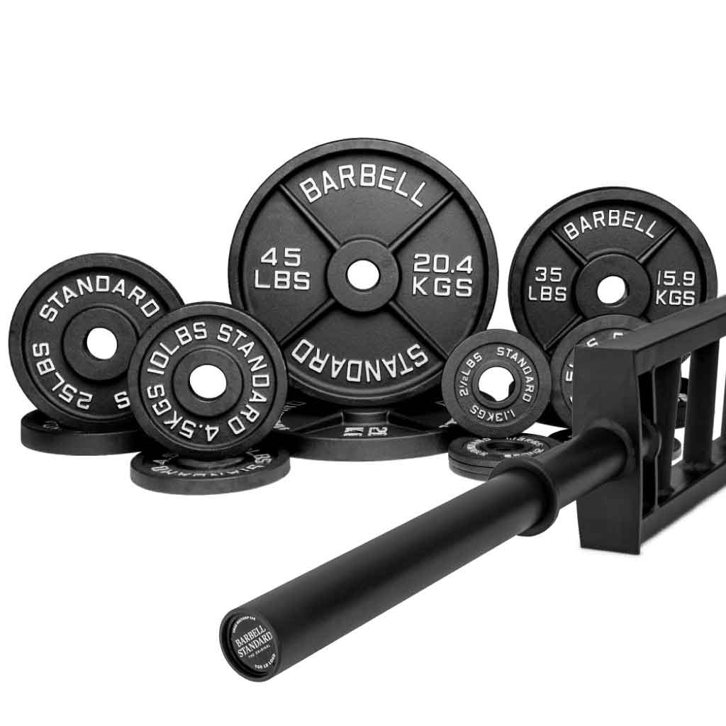 Barbell Standard - Specialty Bar & Weight Set Bundle Builder - Mann