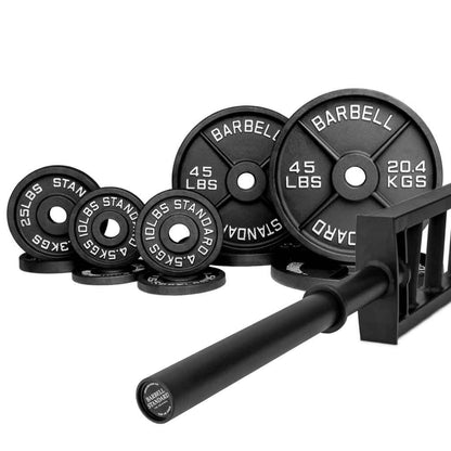 Barbell Standard - Specialty Bar & Weight Set Bundle Builder - Mann