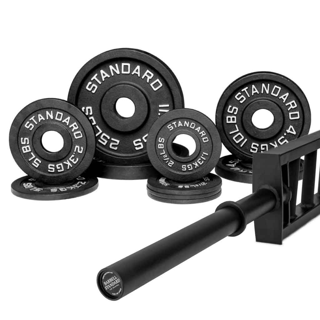 Barbell Standard - Specialty Bar & Weight Set Bundle Builder - Mann