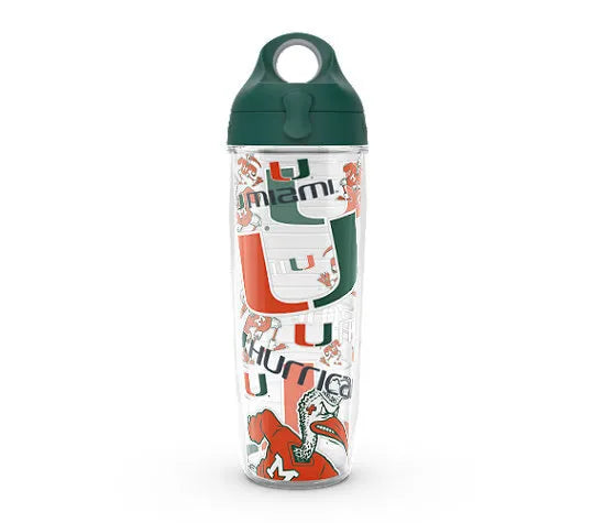 Miami Hurricanes - Tervis NCAA All Over Plastic Tumbler