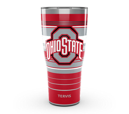 Ohio State Buckeyes - Tervis Hype Stripes Stainless Steel Tumbler
