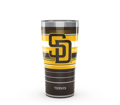 San Diego Padres - MLB Hype Stripes Stainless Steel Tumbler - Mann