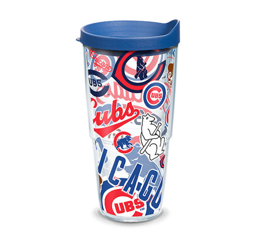 Chicago Cubs - All Over Plastic Tumbler - Mann